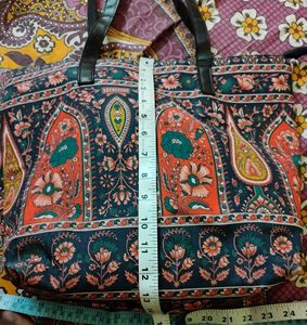 Tote Bag With 4 Compartment