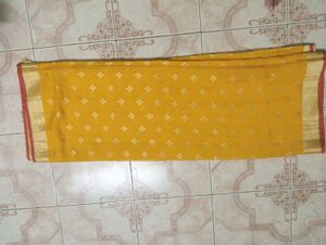 Elegant Yellow Saree