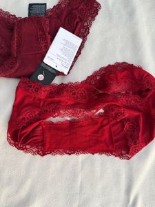 H&amp;M Red &amp; Maroon Brazillian Briefs - New Size-M