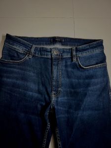 Mango Dark Blue Denim Jeans