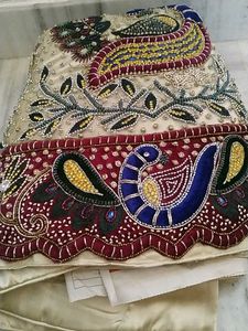 Elegant Purple Satin Net Lengha Brand New