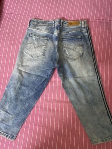 Lee Cooper Distressed  Denim Capris