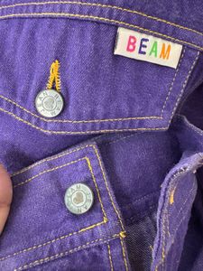 Vintage Purple Denim Jacket