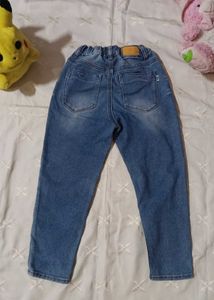 Embroidered Detail Denim Jeans