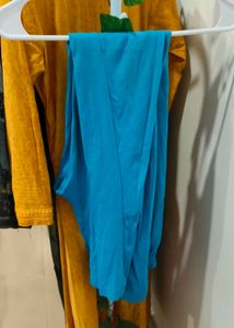 Blue Churidar Leggings