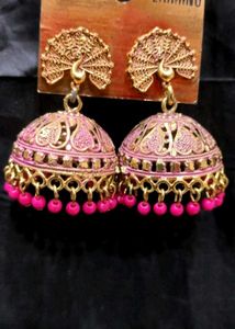 Jhumka Earrings - Set of Two