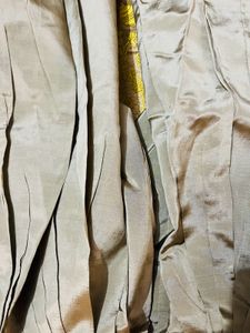 Gold Jacquard Salwar Kameez