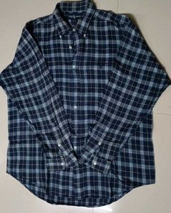 Ralph Lauren Blue Plaid Flannel