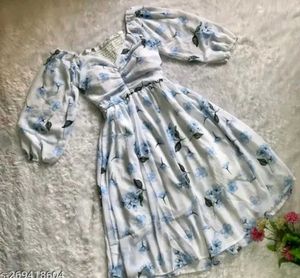 Floral Chiffon Dress