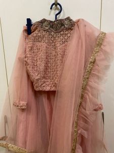 Pink Lehenga Choli With Dupatta