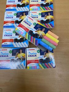 White Chalk And Multi Color