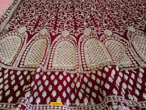 Beautiful Unstitched Lehenga With Blouse And Duppa
