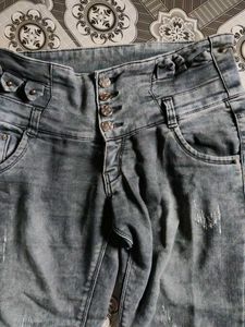 High Waisted Denim Jeans