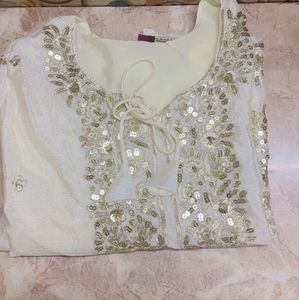 Elegant White Kurta Set