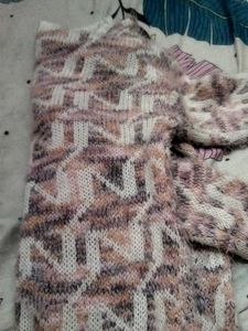 Patterned Pullover Sweater