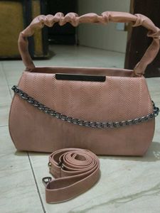 Peach Colored Sling Bag