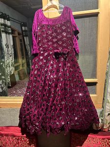 Heavy Sequence Work Gown