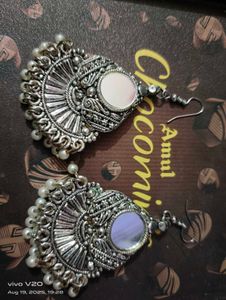 [Combo] 2 Beautiful 😍 Silver Earring 😍🎉🎊