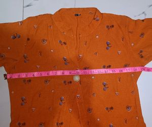 Full Cotton Open Kurti For Womens
