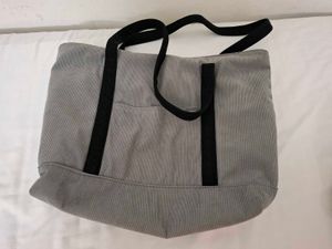 Large Corduroy Velvet Tote Bag From Singapore