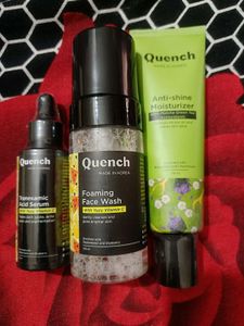Pack Of 3, Foaming Face Wash, Serum, Moisturizer