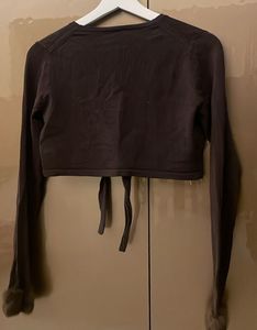 Wrap Up Top With Fur