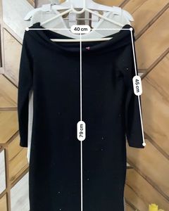 🖤Off-Shoulder Black Bodycon Dress 🖤✨