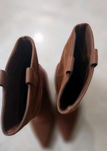 Brown Slouched Cowboy Boots