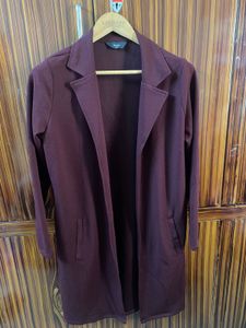 Burgundy Duster Coat