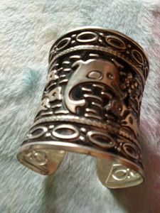 Statement Silver Cuff Bracelet