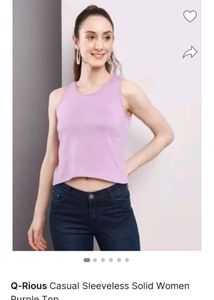 Branded Cotton Tank Top For Women