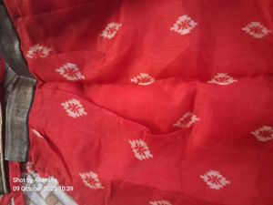 Girls Red Ethnic Set
