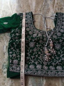 Beautiful Green Lehenga Choli.