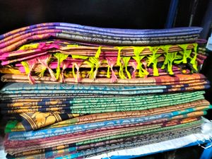 Super🥰🥰 Colour Full  Cotton Sarees