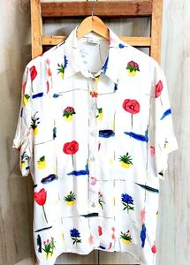 Abstract Print Shirt Size-42-44