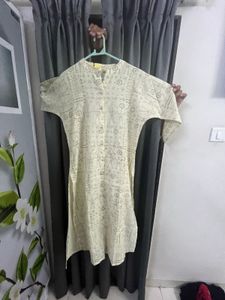 Elegant Off White Kurti