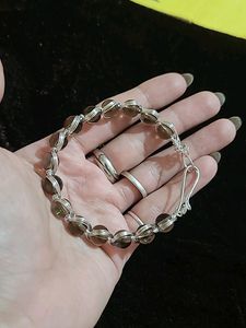 Smoky Quartz Wire Wrapped Bracelet New