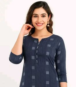 Elegant Navy Blue Kurta Set, all sizes available