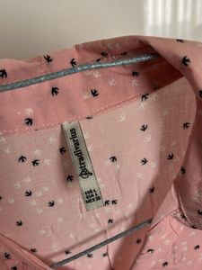 Pink Star Print Shirt