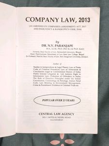 Company Law Central Law Agency