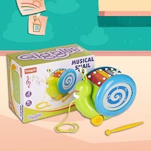 Funskool Giggles 3 in 1 Pull Along Musical Snail