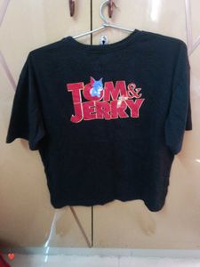 Black Tom &amp; Jerry Tee