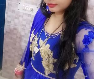 Royal Blue Floral Applique Gown