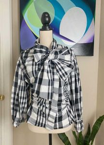 Zara Checked Top
