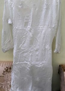 Chikan Work Kurti