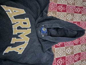 Army Print Hoodie