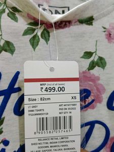 Floral &#39;Have a Nice Day&#39; Tee