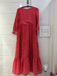 Zola Bandhani Print Anarkali Kurta