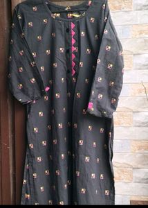 Black,Red Kurta Pant Set  Sale Only For Today