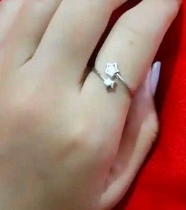 GIVA silver Star Ring